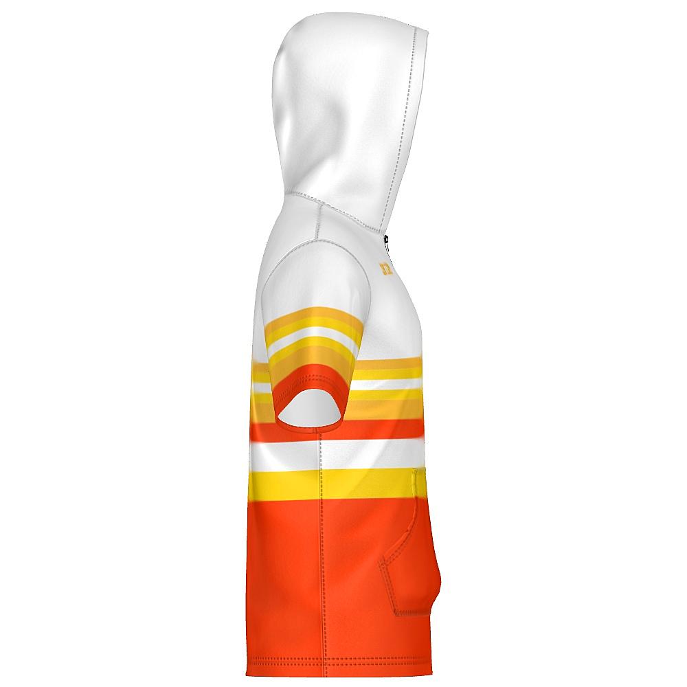 Sunrise Unisex 1/4 Zip Hoodie Short Sleeve