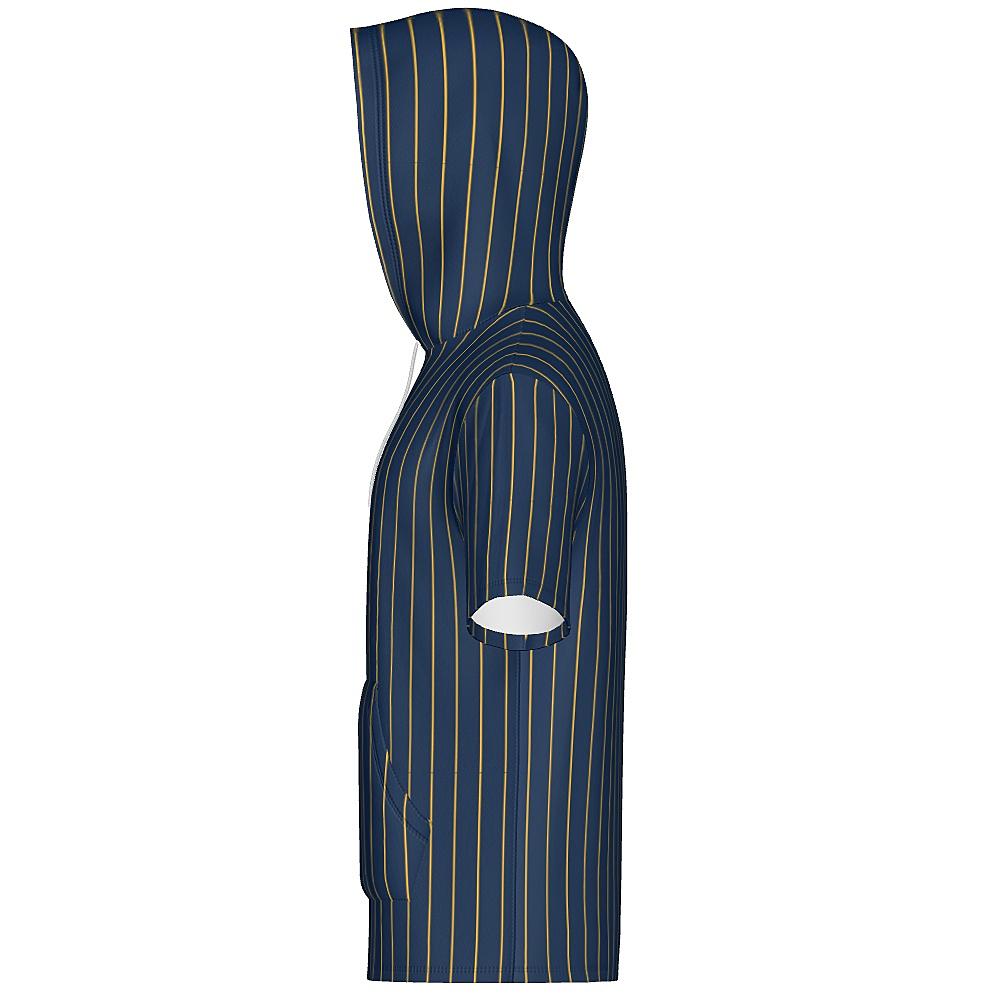Pinstripe Unisex Short Sleeve Hoodie