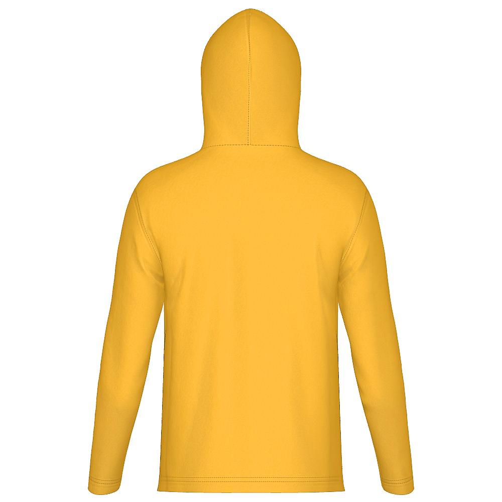 Solid Unisex Long Sleeve Hoodie