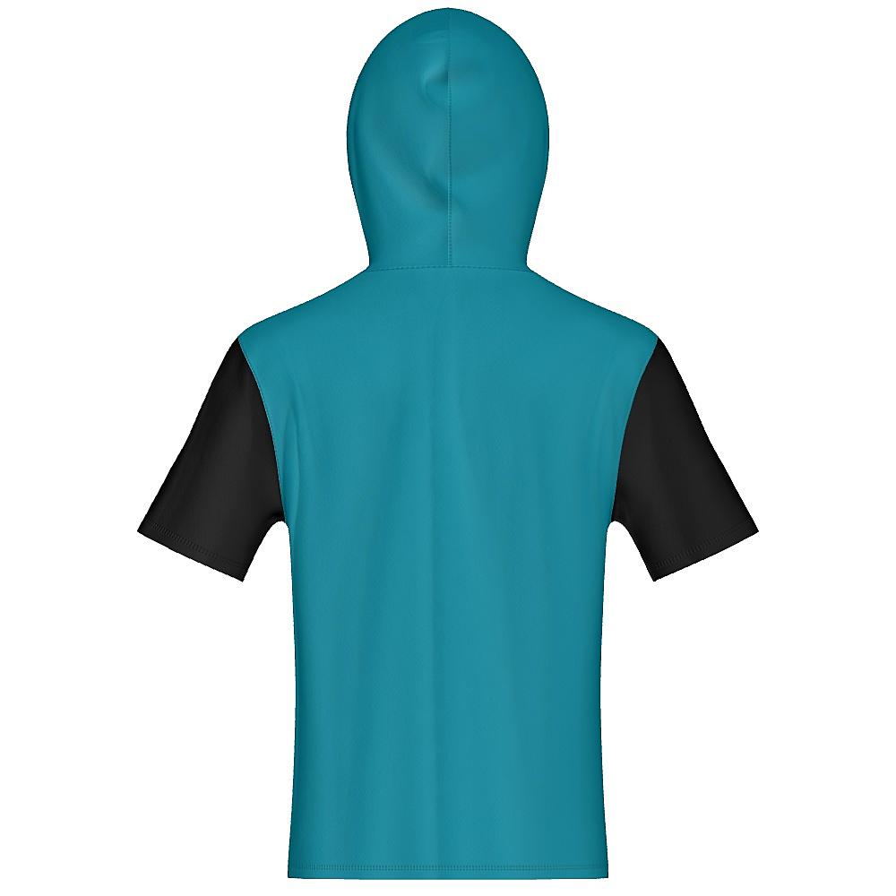 2-Tone Unisex Short Sleeve Hoodie