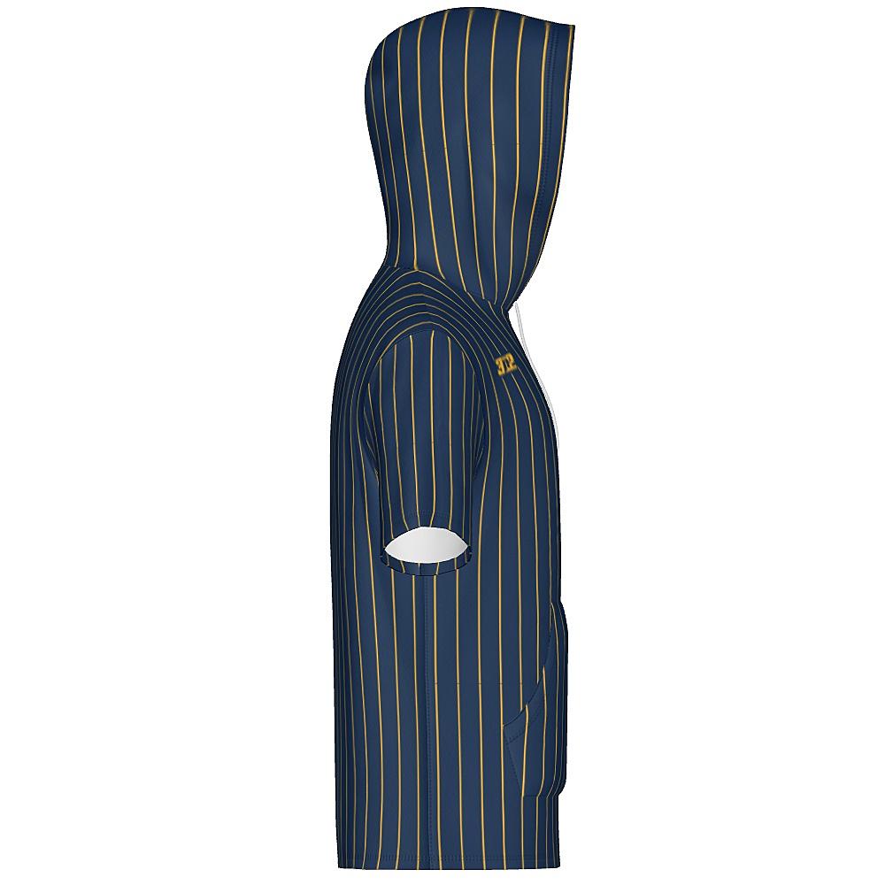 Pinstripe Unisex Short Sleeve Hoodie