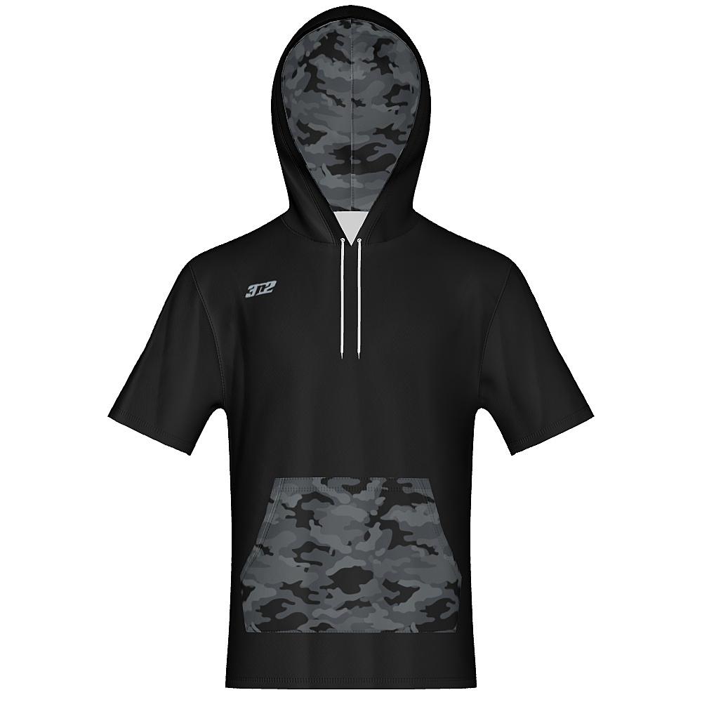 Camo Unisex Short Sleeve Hoodie