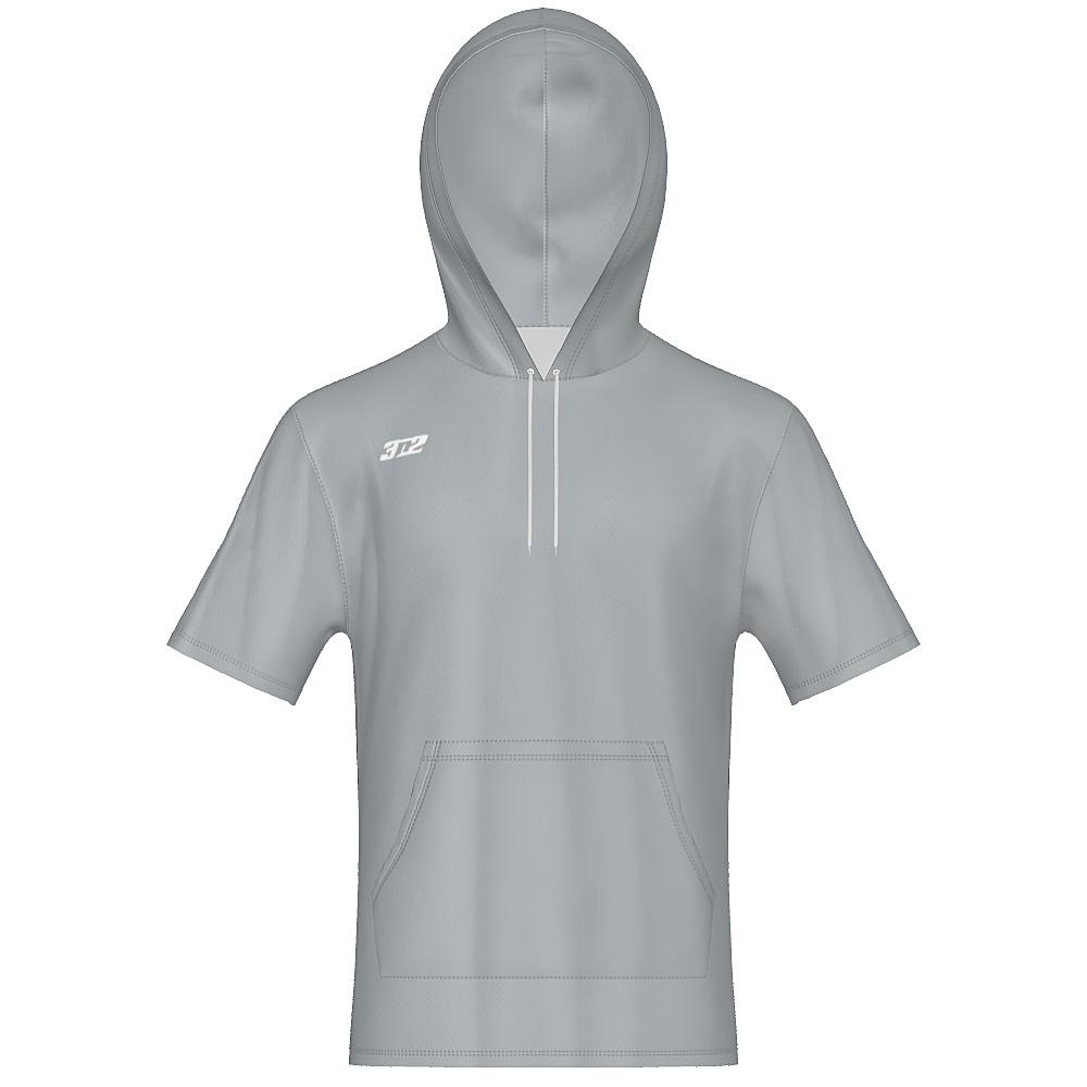 Solid Unisex Short Sleeve Hoodie
