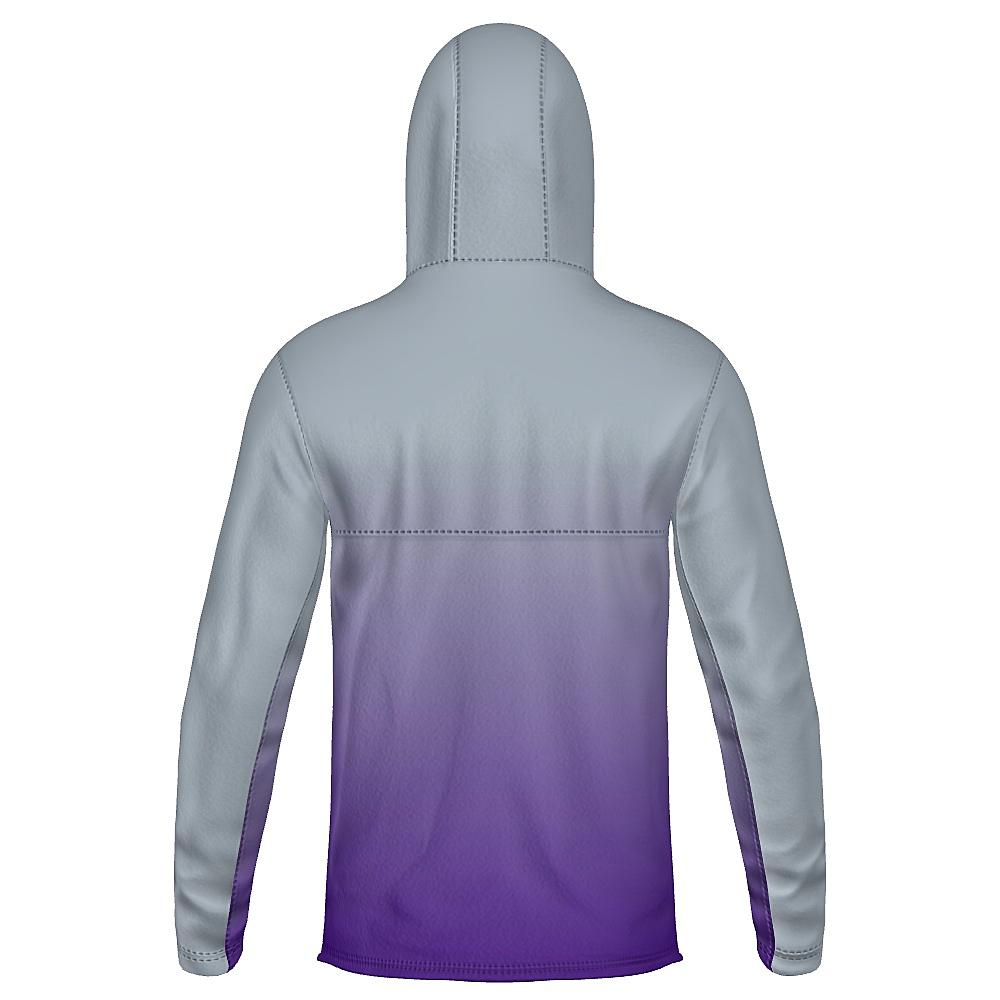 Gradient Unisex Long Sleeve Diamond Hoodie
