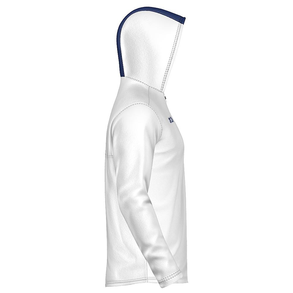 Two Tone Unisex Long Sleeve Diamond Hoodie