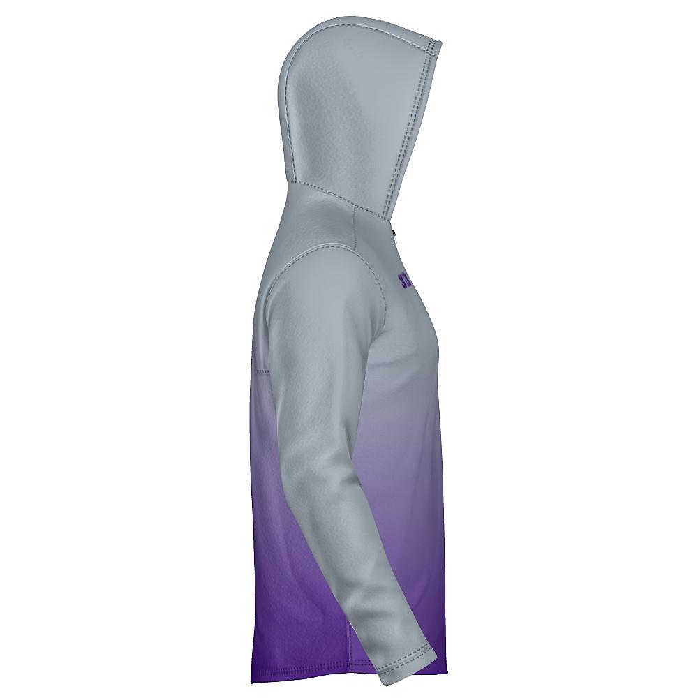 Gradient Unisex Long Sleeve Diamond Hoodie