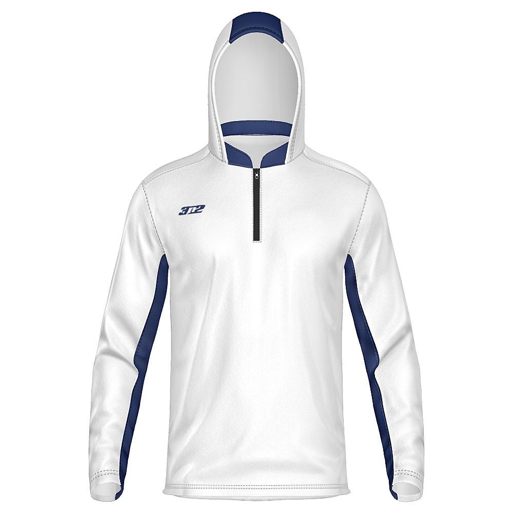 Two Tone Unisex Long Sleeve Diamond Hoodie