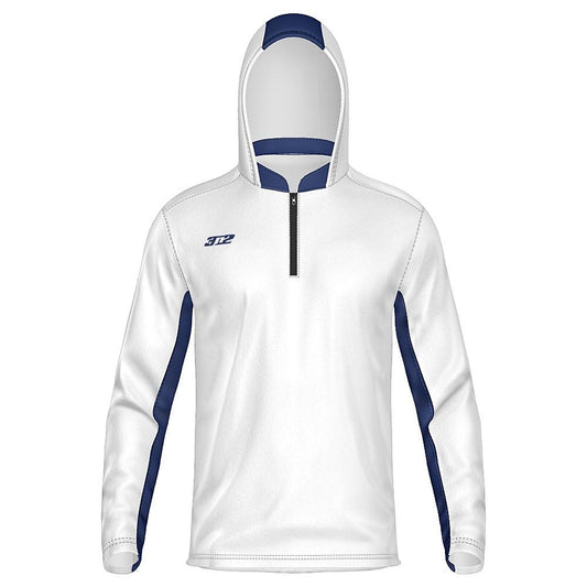 Two Tone Unisex Long Sleeve Diamond Hoodie